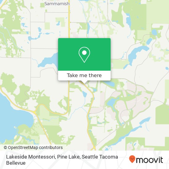 Mapa de Lakeside Montessori, Pine Lake