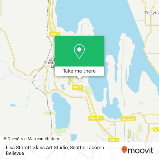 Mapa de Lisa Stirrett Glass Art Studio