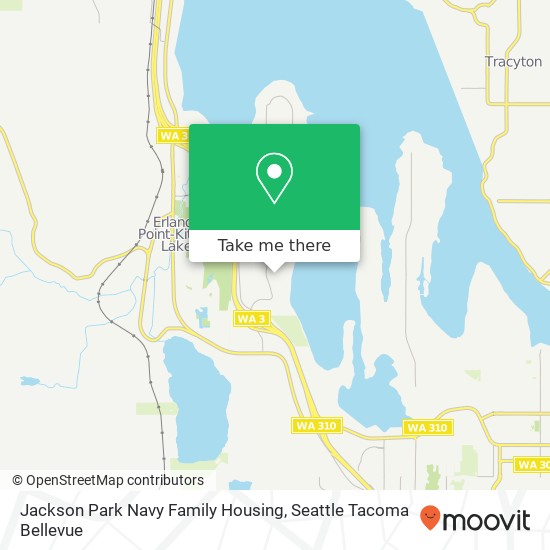 Mapa de Jackson Park Navy Family Housing