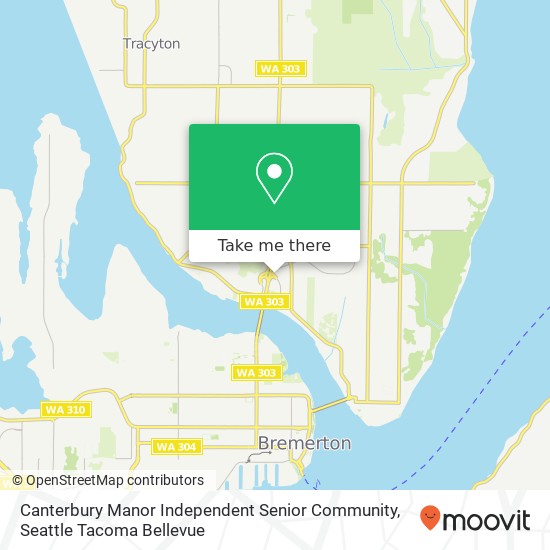 Canterbury Manor Independent Senior Community map