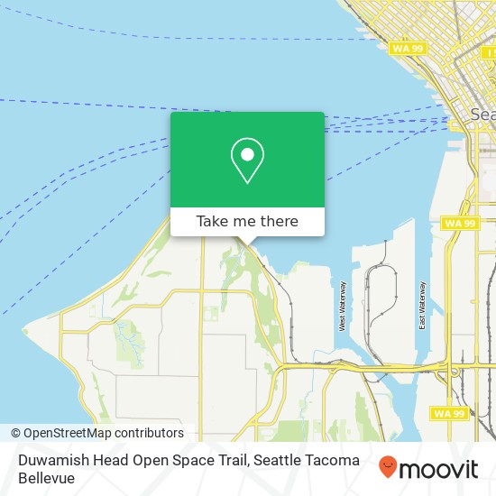 Mapa de Duwamish Head Open Space Trail