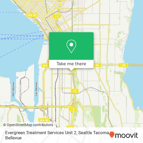 Evergreen Treatment Services Unit 2 map