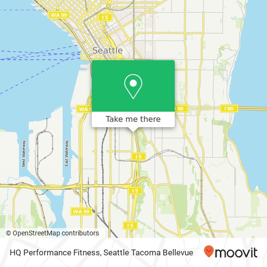 HQ Performance Fitness map