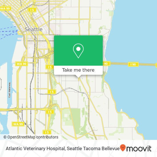 Atlantic Veterinary Hospital map