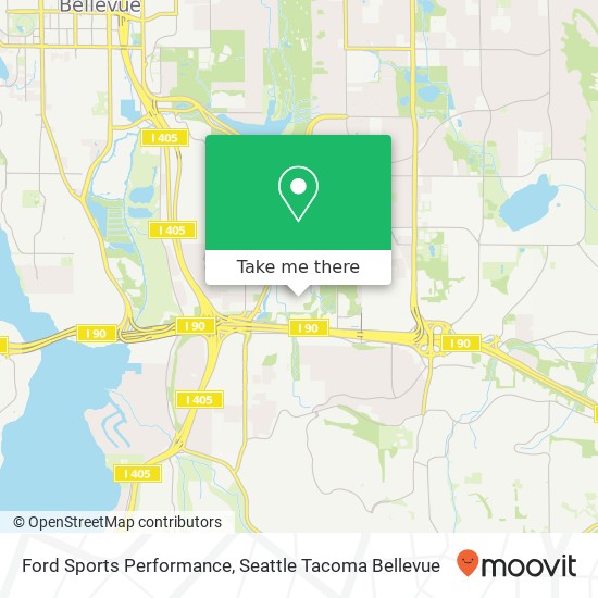 Ford Sports Performance map