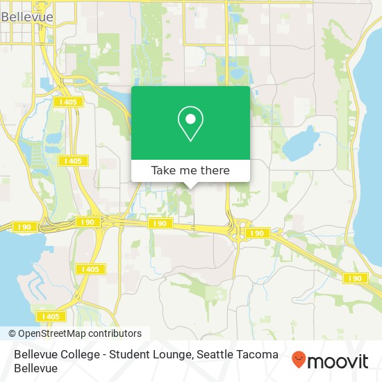 Bellevue College - Student Lounge map