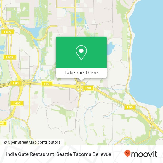 India Gate Restaurant map