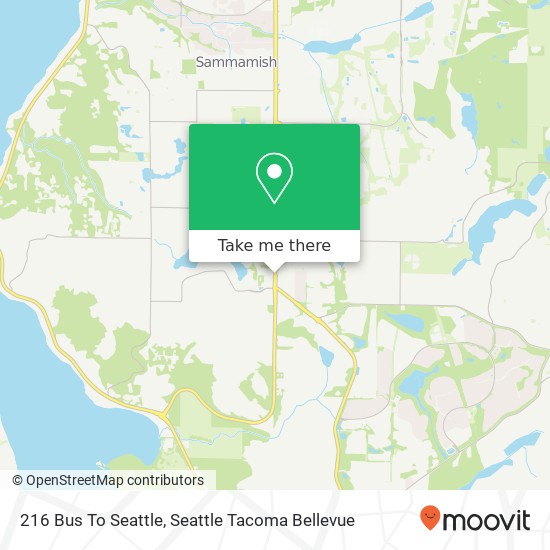 Mapa de 216 Bus To Seattle