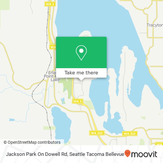 Mapa de Jackson Park On Dowell Rd