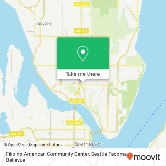 Filipino-American Community Center map