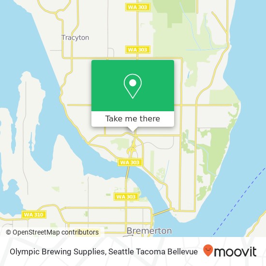 Olympic Brewing Supplies map