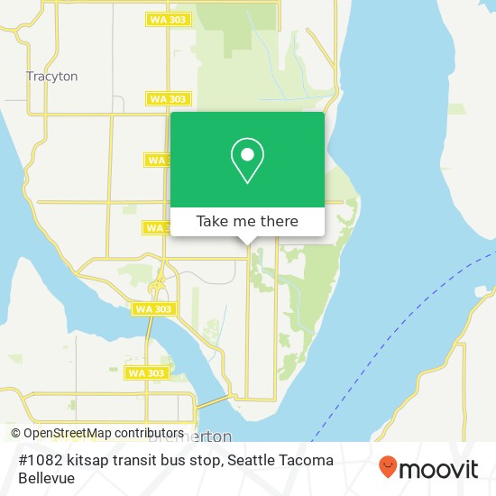 #1082 kitsap transit bus stop map