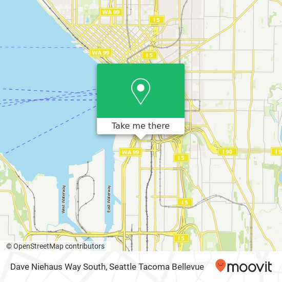 Mapa de Dave Niehaus Way South