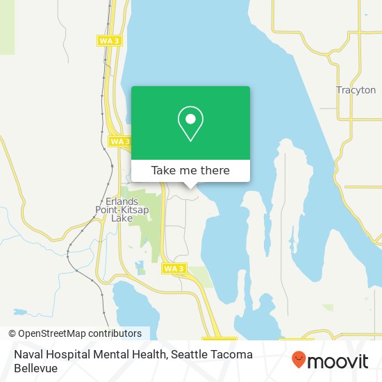 Mapa de Naval Hospital Mental Health