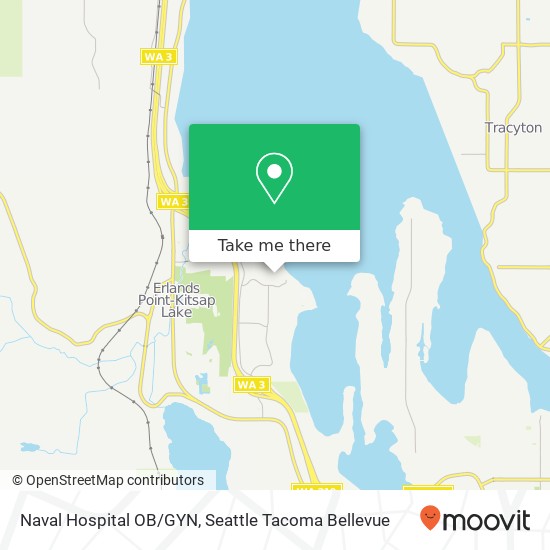 Mapa de Naval Hospital OB/GYN