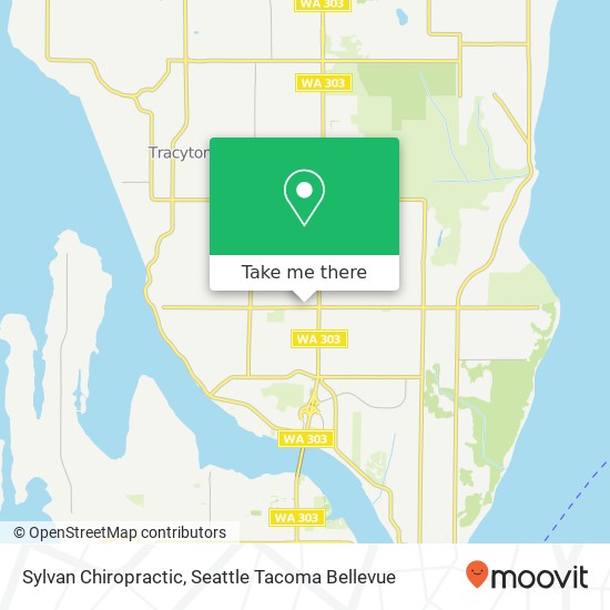 Sylvan Chiropractic map