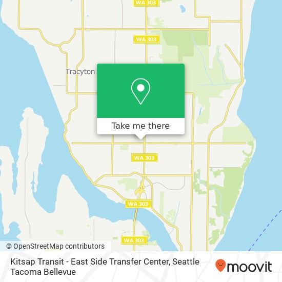 Kitsap Transit - East Side Transfer Center map