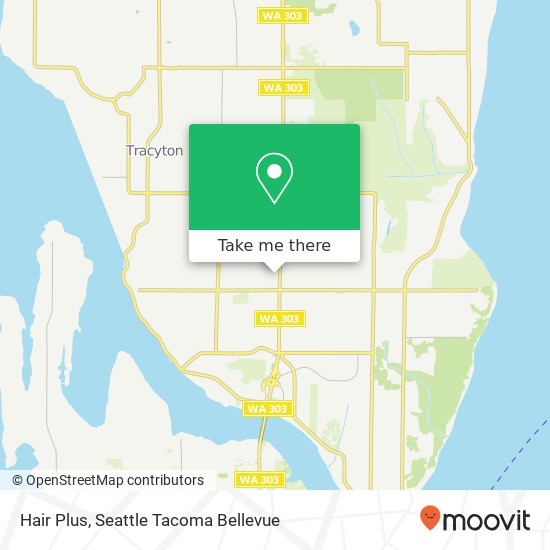 Hair Plus map