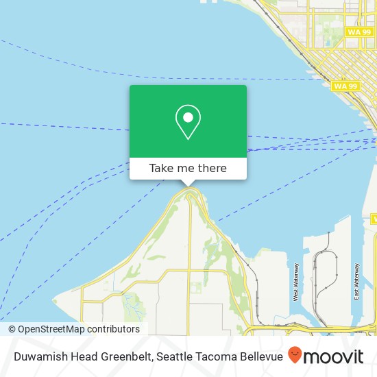 Mapa de Duwamish Head Greenbelt