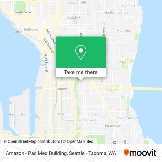 Mapa de Amazon - Pac Med Building
