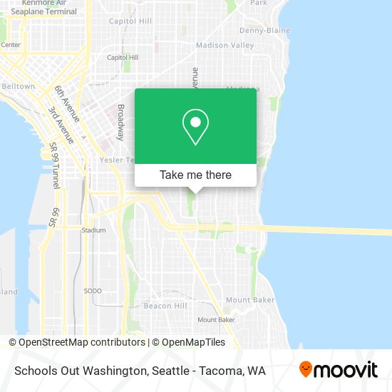 Schools Out Washington map