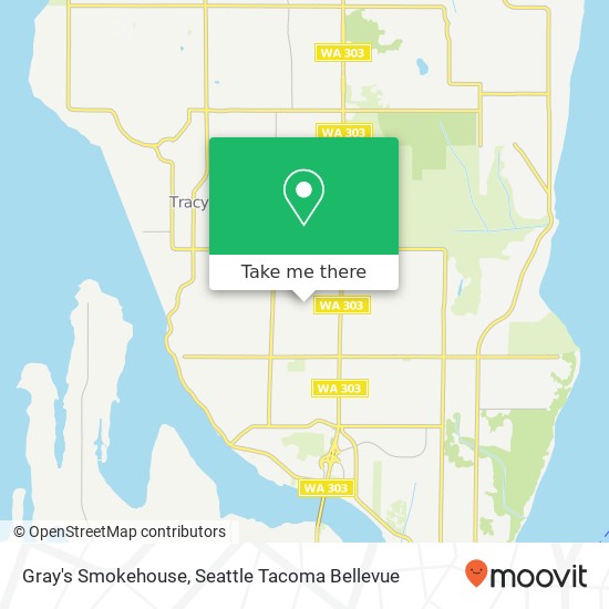 Mapa de Gray's Smokehouse