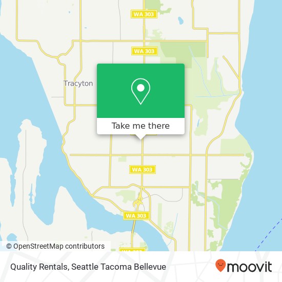 Quality Rentals map