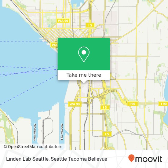 Mapa de Linden Lab Seattle