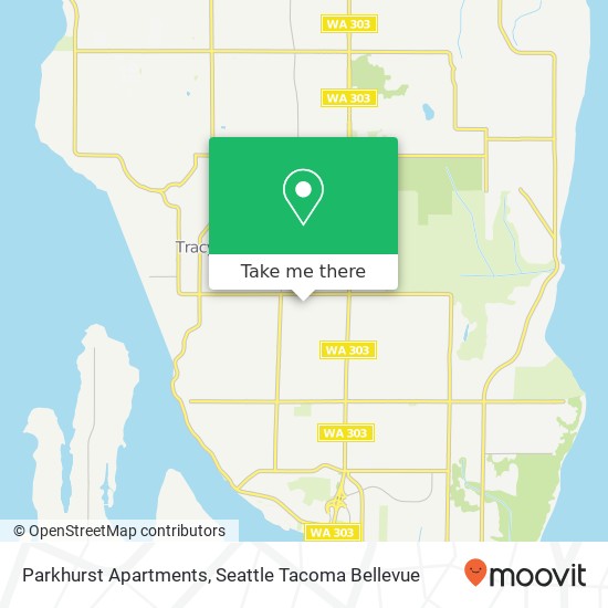 Parkhurst Apartments map