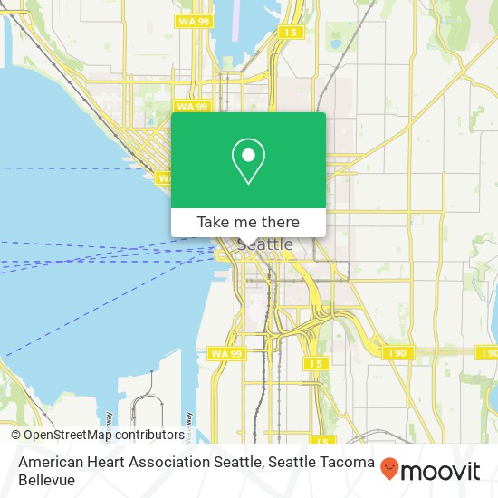 Mapa de American Heart Association Seattle