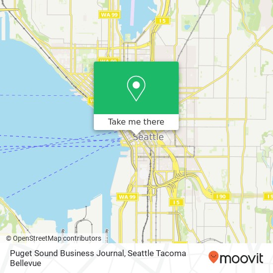 Mapa de Puget Sound Business Journal