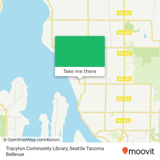 Mapa de Tracyton Community Library