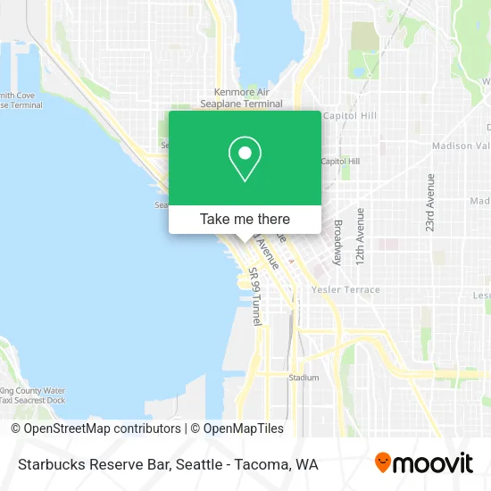 Starbucks Reserve Bar map
