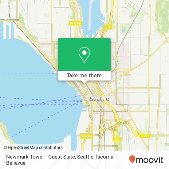 Newmark Tower - Guest Suite map
