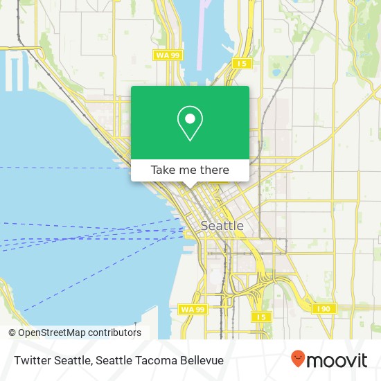 Mapa de Twitter Seattle