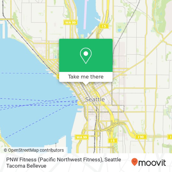 Mapa de PNW Fitness (Pacific Northwest Fitness)