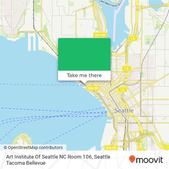 Art Institute Of Seattle NC Room 106 map