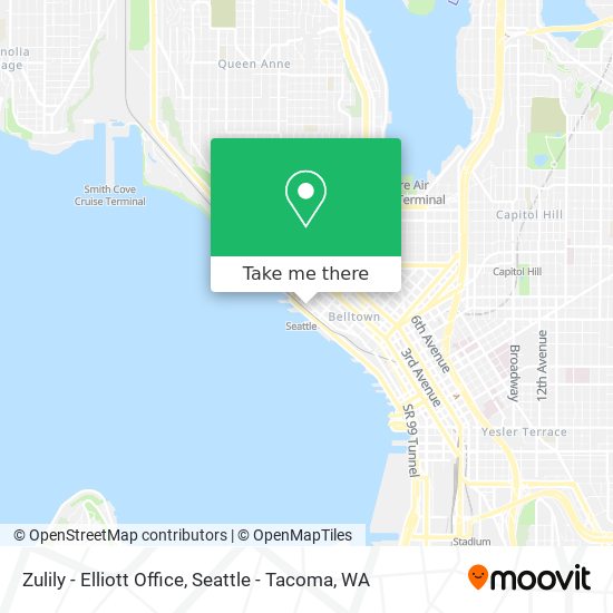 Zulily - Elliott Office map