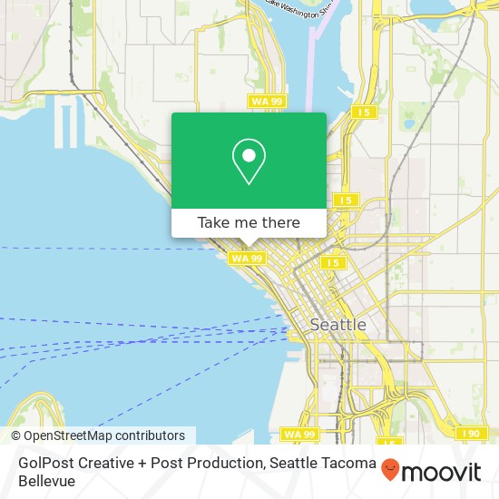 GolPost Creative + Post Production map