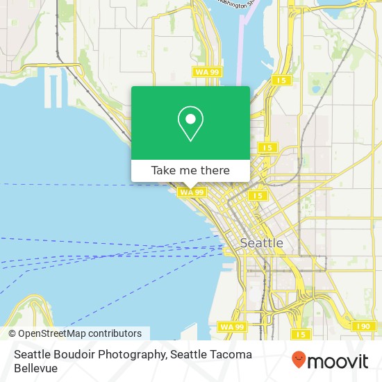 Mapa de Seattle Boudoir Photography