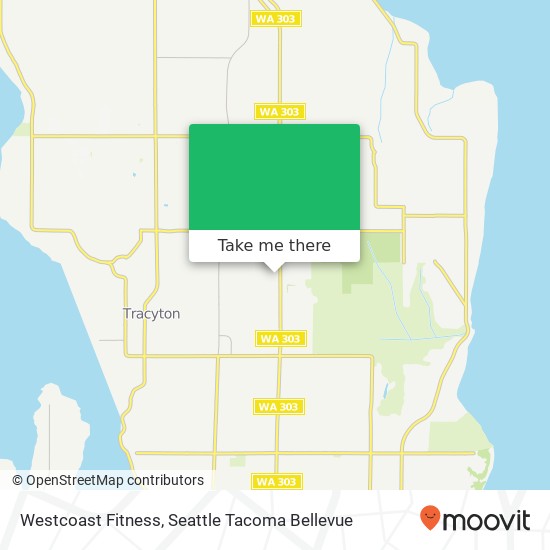 Westcoast Fitness map