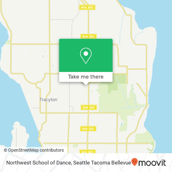 Mapa de Northwest School of Dance
