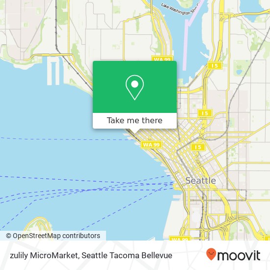 Mapa de zulily MicroMarket