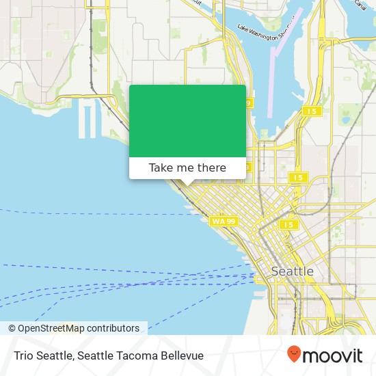Mapa de Trio Seattle