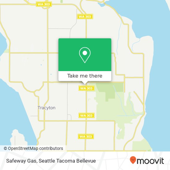 Mapa de Safeway Gas