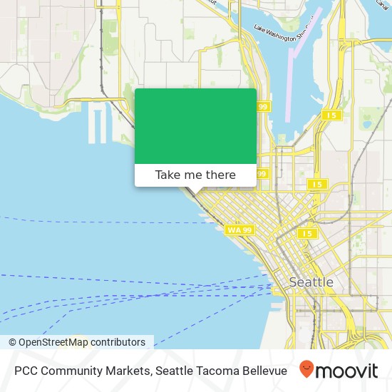 PCC Community Markets map