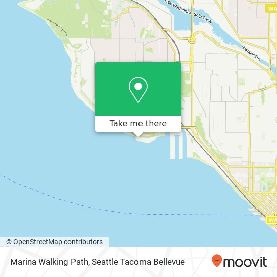 Mapa de Marina Walking Path