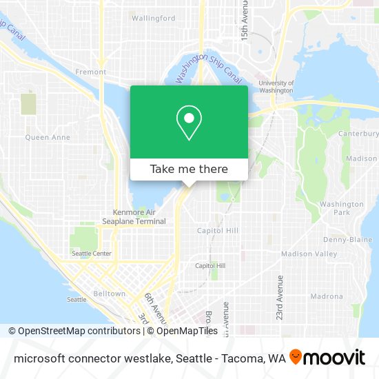 Mapa de microsoft connector westlake