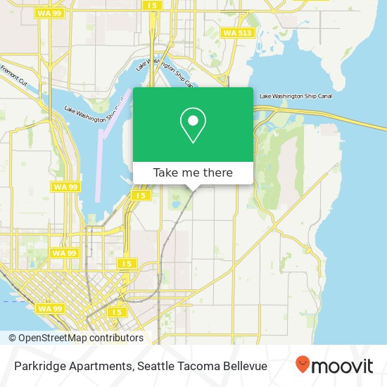 Parkridge Apartments map