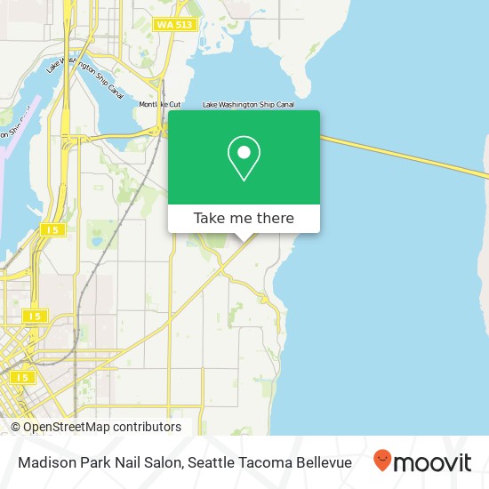 Madison Park Nail Salon map